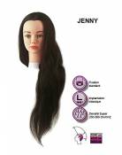 tete d apprentissage Jenny cheveux naturels bruns
