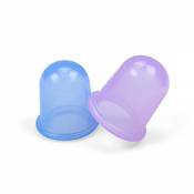 2 PCS Cupping Set Chinoise Cellulite Medical Vacuum Silicone Massage Cups (type 1)