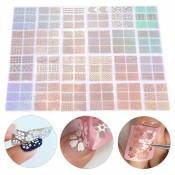 24pcs Bricolage Nail art Transfert Autocollant ，nail