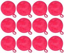 KinHwa Tampons Démaquillants Réutilisables Paquet De 12 Lingette Demaquillante Lavable Serviette Démaquillante pour Visage (Rose)