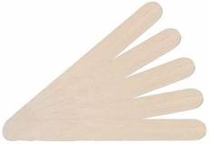 Lot de 100 spatules en Bois Non stériles pour Usage extérieur - 2 x 15 cm