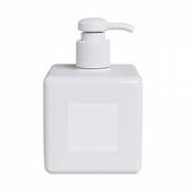 Flacon de voyage, conteneurs vides pour voyage, 250/450 ml, distributeur de savon liquide, lotion, flacon à pompe rechargeable – Blanc 250 ml