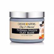 Creme of nature clay & charcoal pre-shampoo detox mask