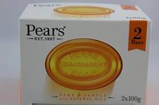 PEARS Bar Savon Transparent Amber Twin Pack 16 x 2