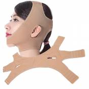 Ceintures amincissantes pour le visage, bandages amincissants pour le visage respirants en forme de V, resserrer la ceinture anti-rides de levage (cou