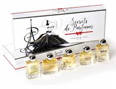 Charrier Parfums Secrets de Parfums, Coffret de 5 Eaux de Parfum miniatures, Blanc, 50 ml