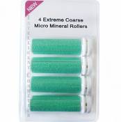 4 x EXTREME Rugueux Emjoi de Remplacement Vert Pour Le Emjoi Micro-Pedi Recharge Rouleaux Ponceurs Micro-Minéraux