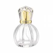 Vaporisateur de parfum vide en verre avec bouchon en cristal doré 50 ml