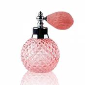 H & D Flacon vaporisateur atomiseur de rechange de cristal Parfum Vintage, Rose