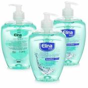 Elina med Lot de 3 flacons de savon pour les mains