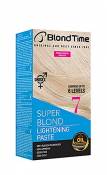 Blond Time La pâte éclaircissante super blonde éclaircit jusqu'à 6 niveaux Sans ammoniaque Sans poudre Sans odeur 120 ml