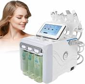 Machine de soins de visage, 6 en 1 hydrogène oxygène beauté machine de beauté visage Skin Spa Machine Machine hydratante Machine de nettoyage Machine