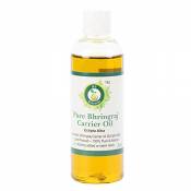 R V Essential Huile de Bhringraj pur 100ml (3.38oz) - Eclipta Alba (100% pur et Série d'herb rares naturelles) Pure Bhringraj Oil