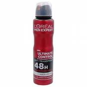 L'Oréal Men Expert ultime contrôle Antiperspirant déodorant vaporisateur 48h efficace protection, relaxend chêne parfum, Lot de 1 paquet (1x150ml)
