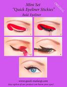ORIGINAL Rapide Eyeliner Stickies Outil de Maquillage des Yeux Parfait 24pcs