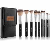 SHANY Ombre Pro 10 Piece Essential Brush Set with Travel