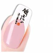 Just Fox – Stickers Nail Art pour ongles Tattoo Japon