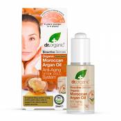 dr.organic argan stem cell anti aging elixir olio viso