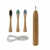 Universal Brosse à dents électrique en bambou Brosse