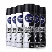 Nivea Men Black & White Invisible Déodorant Spray,