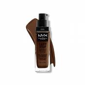 NYX Professional Makeup Fond de Teint Liquide Couvrant Tenue 24h Can't Stop Won't Stop, Waterproof, Fini Mat, Teinte : Chestnut