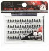 ARDELL Triple Individuals Knot-Free Medium Black Faux-cils