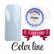 Color Line – Couleur couvrante et effet verre – Gel UV coloré 5 ml, reconstruction de faux ongles carta da zucchero azzurro