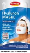 10 x Schaebens Masque visage Hyaluron (10 Sachets de 2 x 5 ml pour 20 applications)