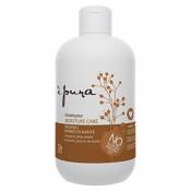 È Pura - Shampoing Soin Humidité - Traitement Professionnel Nourrissant et Hydratant pour Cheveux Secs, Fragiles, Cassants et Abîmés - Au Beurre de Ka