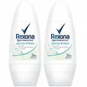 Rexona déodorant femme bille pierre d'alun 50ml -