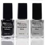 RM Beautynails 3 Vernis à ongles de 5 ml, couleurs