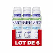NARTA Magnésium Protect Invisible Déodorant compressé invisible 5 ingrédients seulement Femme - Pack de 6