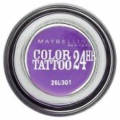 Gemey Maybelline Eyestudio Color Tattoo 24h Ombre à Paupières 15 Endless Purple