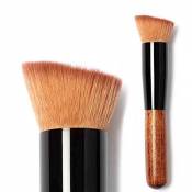 Oyfel Plat Pinceau Maquillage Professionnel Synthétiques pour Ombre à Paupière Blush Fondation Highlighter Poudre Fond de Teint Anti-cerne 1 PCS