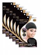 (6 Pack) Qfitt - Mesh Dome Style Wig Cap #5011 by Qfitt