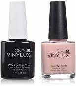 CND Vinylux Duo + Vernis à Ongles Top Coat Negligee