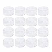 Frcolor 50pcs Cosmetic Container Vide 5g/5ml Rond en