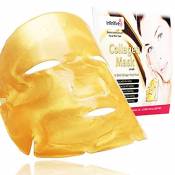 3 Pack - Gold Collagen Face Mask - Anti Aging, Wrinkles, Moisturising, Blemishes, Firming, Toning, Dark Circles, Smoothing Skin, Natural Lift