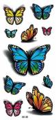 3D Papillon Tatouages Temporaires tatouages flash bijoux