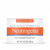 Savon Neutrogena pour le visage contre l'acné, boîte