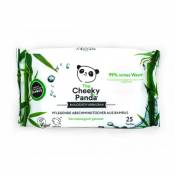 The Cheeky Panda – Lingettes pour le visage, non parfumées | Paquet de 25 lingettes | Démaquillant, hypoallergénique, écologique, super doux, doux pou