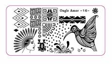 Plaque nail art stamping,pour vernis stamping et tampon stamping TAILLE 12/6 CM Plaque stamping 16 | ONGLE AMOR