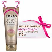 Jergens Natural Glow Revitalizing Daily Moisturizer for Fair to Medium Skin Tones 222 ml Moisturizer