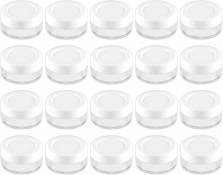 NAILFUN 20 Pots Vides de 10 ml - Blanc/Transparent