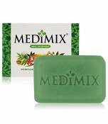10 MEDIMIX Savon ayurvedique 75 Grammes avec les extraits de 18 herbes puissantes protége contre le probléme de peau, bouton d'acné et démangeaisons (