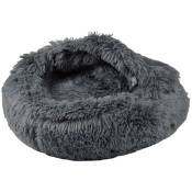 1001kdo - Coussin chausson Fluffy Anthracite