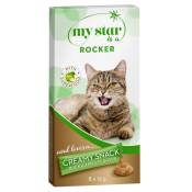 8x15g My Star is a Rocker Crème Superfood canard, pommes - Friandises pour chat
