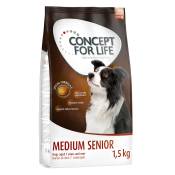 Offre d'essai : croquettes Concept for Life 1 kg ou 1,5 kg pour chien - Medium Senior (1,5 kg)