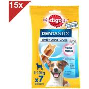 Pedigree - Dentastix Friandises à mâcher petit chien 105 sticks dentaires (15x7)