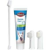 Trixie - Set hygiène dentaire 100 g, pour chien Blanc